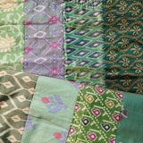 1/2 Sari- Vorhang Grün 250 x 110 cm