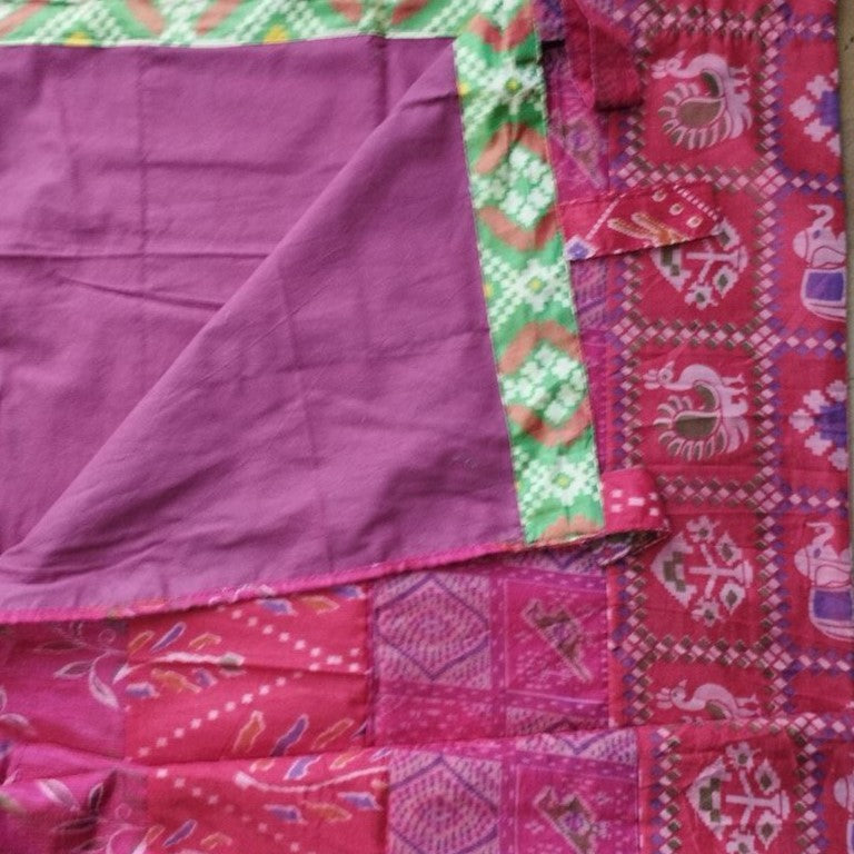 Set: 3x 1/2 Sari- Vorhang 200 x 110 cm