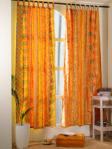 1/2 Sari- Vorhang Gelb 200 x 110 cm