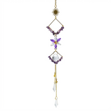 Sonnenfänger Geometrisch 30 cm mit Amethyst: für mehr Harmonie im Raum