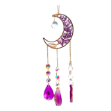 Sonnenfänger Amethyst Mond 27 cm