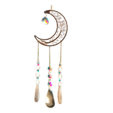 Sonnenfänger Bergkristall Mond 27 cm