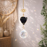 Sonnenfänger Edelsteine Rohstein Obsidian