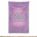 Wandtuch Ombre Mandala lila rosa