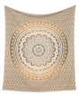 Wandtuch Ombre Mandala ocker braun - frei