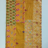 Einzelstück  1/2 Sari- Vorhang Gelb 200 x 110 cm