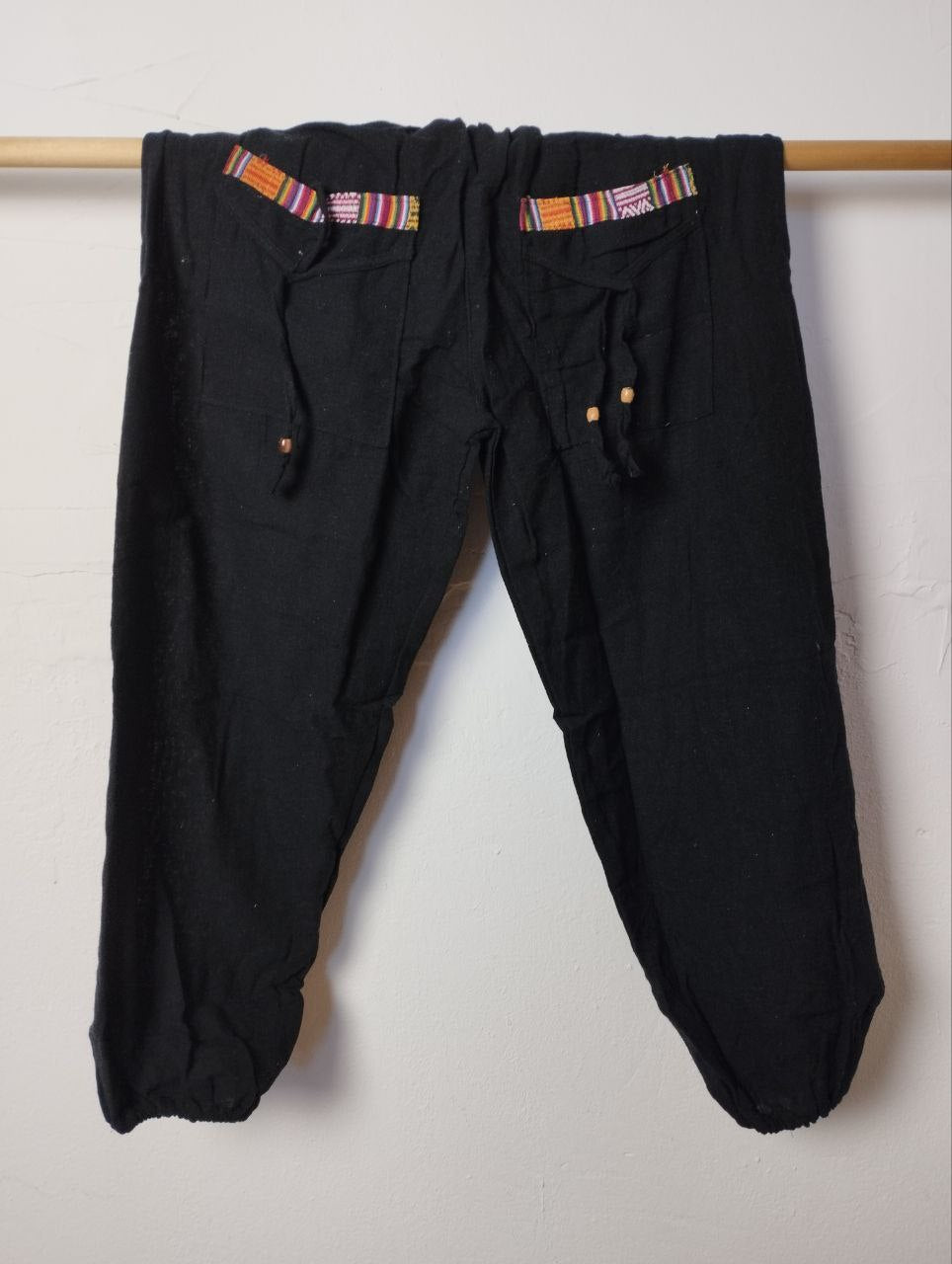 Einzelstück Hilltribe Hose Schwarz
