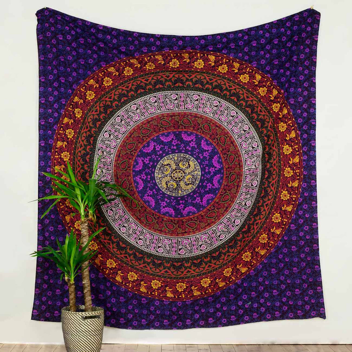 Wandtuch Kreis Mandala Multicolor