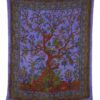 Wandtuch in groß, mit Lebensbaum in lila, ca. 240x220 cm
