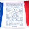 Gebetsfahne Medizin Buddha tibetische Gebetsflaggen fünf Farben weiss