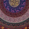Rundes Mandala Tuch mit Blumen bunt - ca. 185 cm