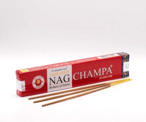 Räucherstäbchen golden Nag Champa Agarbathi Vijayshree 15g incense sticks