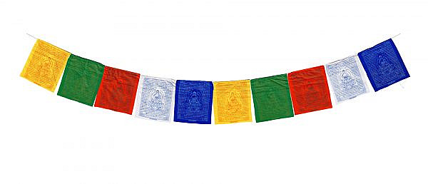 Tibetische Gebetsfahnen Medizin Buddha