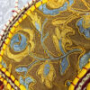 Wandteppich Elefant gelb gold - Patchwork Wandbehang aus Indien