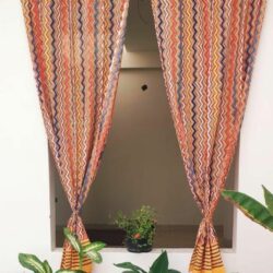 Indische Blockdruck Vorhänge aus Baumwolle, kunstvoll handgefertigt