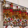 Vorhang Lebensbaum weiß rot indische Vorhänge und Gardinen mit Schlaufen aus Baumwolle blickdicht und lichtdurchlässig